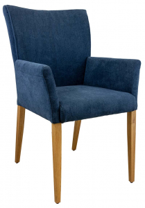 CALAIS 4-Fuß Holz mit Armlehne
