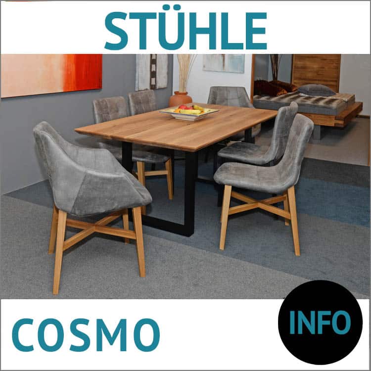 COSMO, ein Alltags-Stuhl pflegeleichter Armlehne Esszimmerstuhl mit