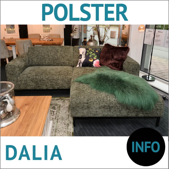 Sofa mit Longchair DALIA, PROVENCE Wohnwand