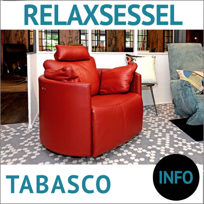 Relaxsessel mit Leder TABASCO, Bezug Leder Dalmata, Relaxsessel BIRDY, Bezug Mikrofaser