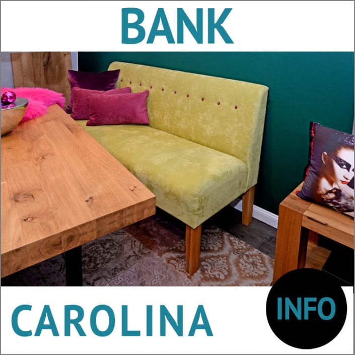 Küchensofa 3 Sitzer CAROLINA gibt es in vielen Varianten
