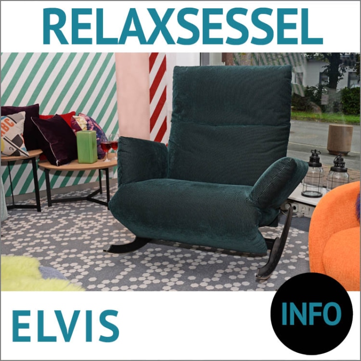 Elvis ist ein Schaukelsessel mit Relaxfunktion