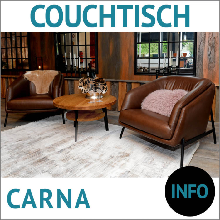 runder Couchtisch Holz CARNA, REMUS