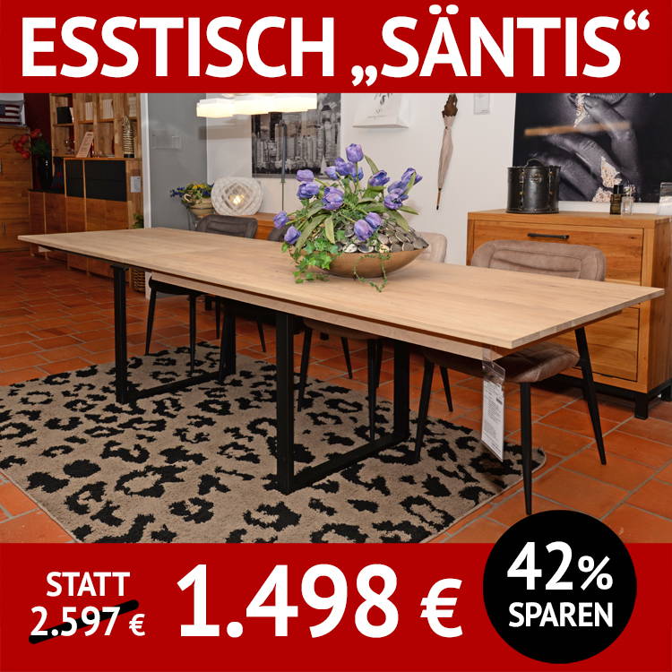 Massivholz Esstisch SÄNTIS