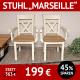 Stuhl MARSEILLE, champagnerfarbig