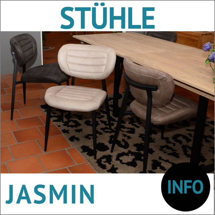 JASMIN Polsterstuhl Esszimmer in 3 Farben