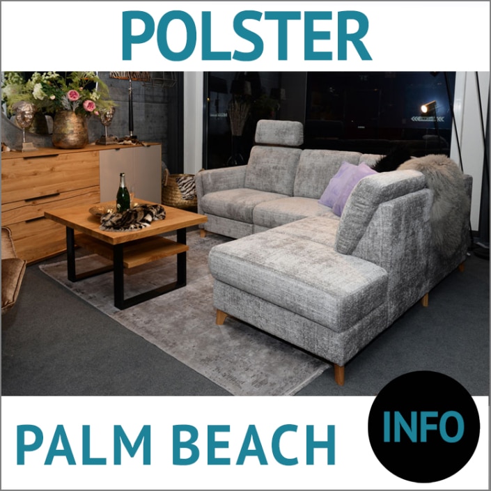 Wohnlandschaft PALM BEACH, Rücken 1, 2,5-Sitzer und Ecke mit Abschluss-Element