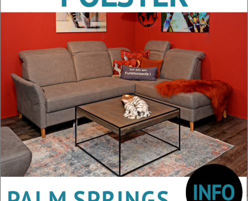 Couch-L-Form PALM SPRINGS mit tollen Optionen