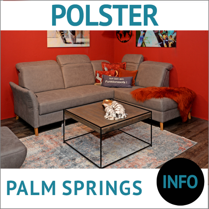 Couch-L-Form PALM SPRINGS mit tollen Optionen