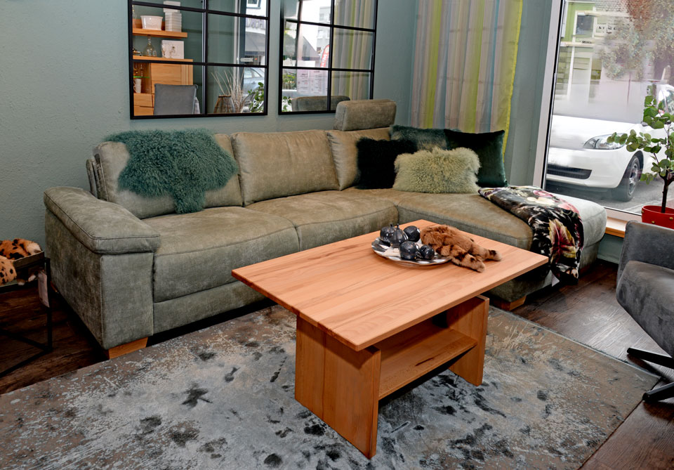 Sofa MORITZ als Eckgarnitur mit Longchair,