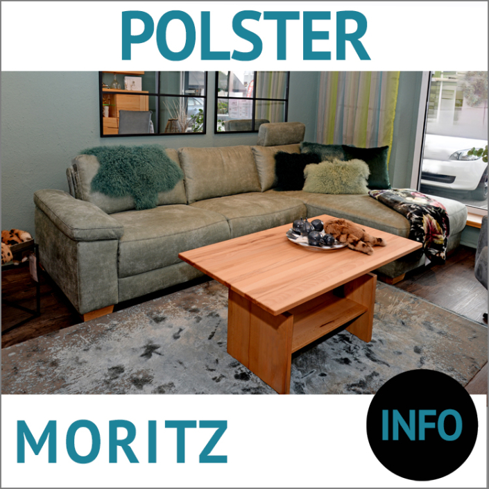 Polsterecke MORITZ mit Longchair