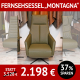 Relax-Sessel MONTAGNA, Bezug echt Leder, 3-motorische Relax-Verstellung mit Aufstehhilfe, motorische Kopfteilverstellung, Akku