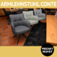 Stuhl CONTE mit Armlehnen, drehbar, mit Taschenfederkern gepolstert