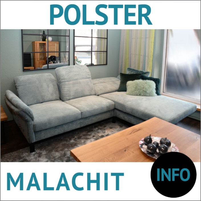 Funktionsecke MALACHIT mit Rückentiefen-Verstellung und absenkbarem Longchair
