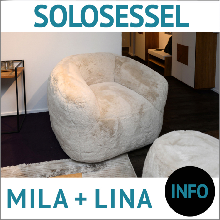 weißer Teddysessel MILA super weich, bequem und kuschelig