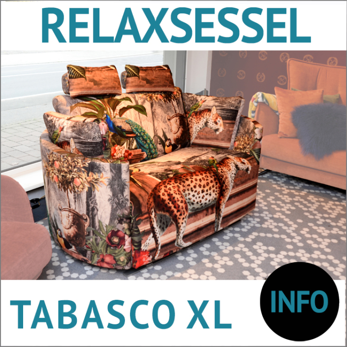 TABASCO XL, Relax-Sessel und Schaukelsessel mit Motivbezug