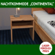 Nachtkommode CONTINENTAL 1, Wildeiche massiv, ein offenes Fach