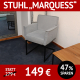 Stuhl MARQUESS mit Armlehnen und Freischwinger-Untergestell