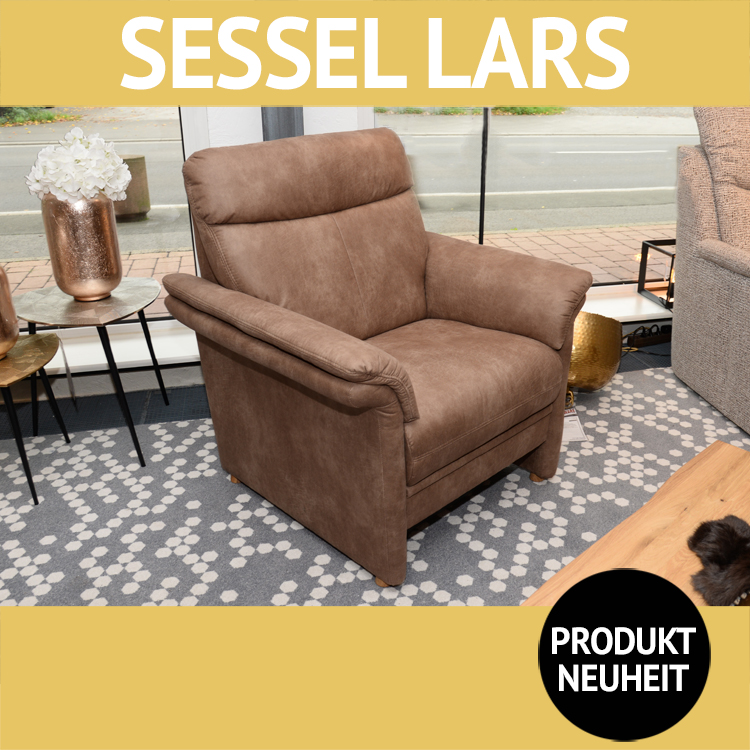 Sessel LARS, 3-Sitzer mit Federkernpolsterung, Mikrofaserbezug