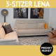 Sofa LENA, 3-Sitzer mit optional verstellbarer Kopfstütze