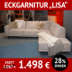 Sofa LISA, moderne Polsterecke