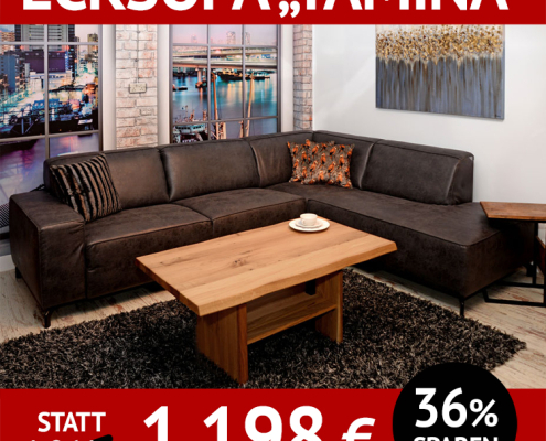 Sofa TAMINA, großzügiges Ecksofa