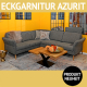 Sofa AZURIT, möglich mit 2 verschiedenen Sitztiefen, klappbare Armlehnen und motorischer Sitzvorzug