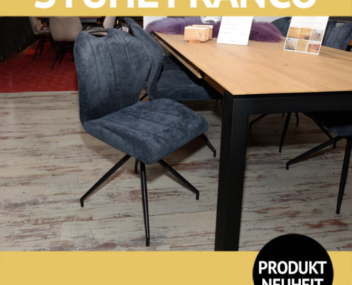 Stuhl FRANCO, 180 Grad drehbar, Griff in der Rückenlehne