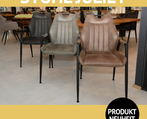 Stuhl JULIET, Armlehnstuhl mit Griff im Rücken