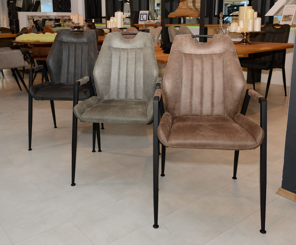 Stuhl JULIET, Armlehnstuhl mit Griff im Rücken