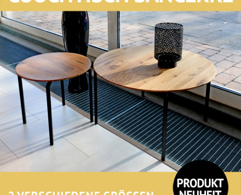 Couchtisch SANCERRE gibt es in 2 Größen, Wildeiche massiv, natur geölt