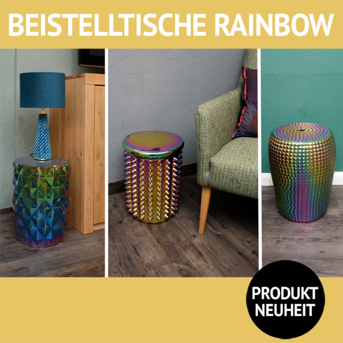 Beistelltisch RAINBOW, 3 Varianten