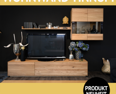 Wohnzimmerschränke TINNUM, Wildeiche Natur geölt