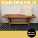 Bettbank DEAUVILLE, Massivholz Wildeiche mit Wuchsrissen