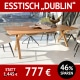 Esstisch DUBLIN-DUMFRIES, Eiche massiv , Roheffekt geölt