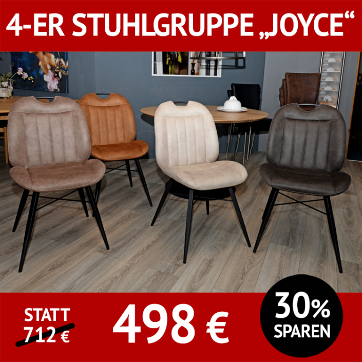 Stuhl JOYCE mit Griff an der Rückenlehne Stuhl JOYCE mit Griff an der Rückenlehne