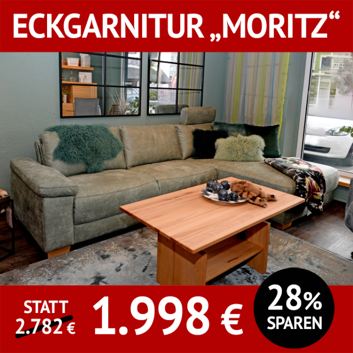 Sofa MORITZ als Eckgarnitur mit Longchair, Sofa MORITZ als Eckgarnitur mit Longchair,