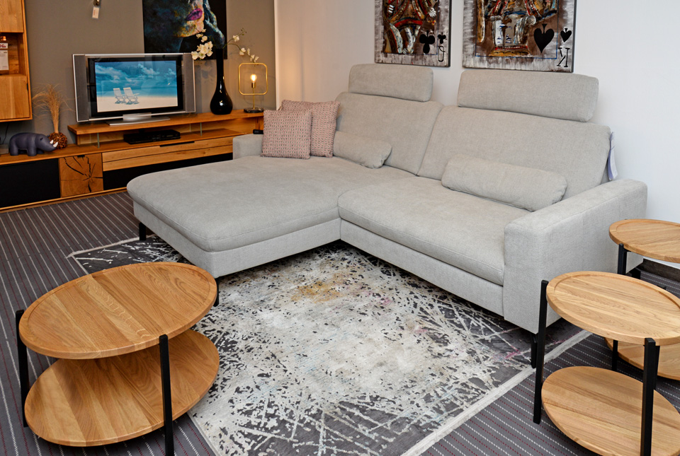 Sofa PALOMA mit viel Funktion, Maxi-Longchair, absenkbar, Sitztiefenverstellung Sofa PALOMA mit viel Funktion, Maxi-Longchair, absenkbar, Sitztiefenverstellung