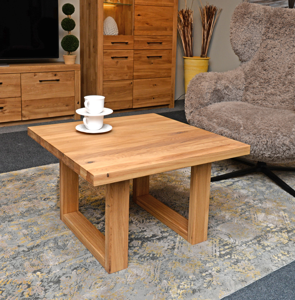 Couchtisch SOLIS, Wildeiche massiv