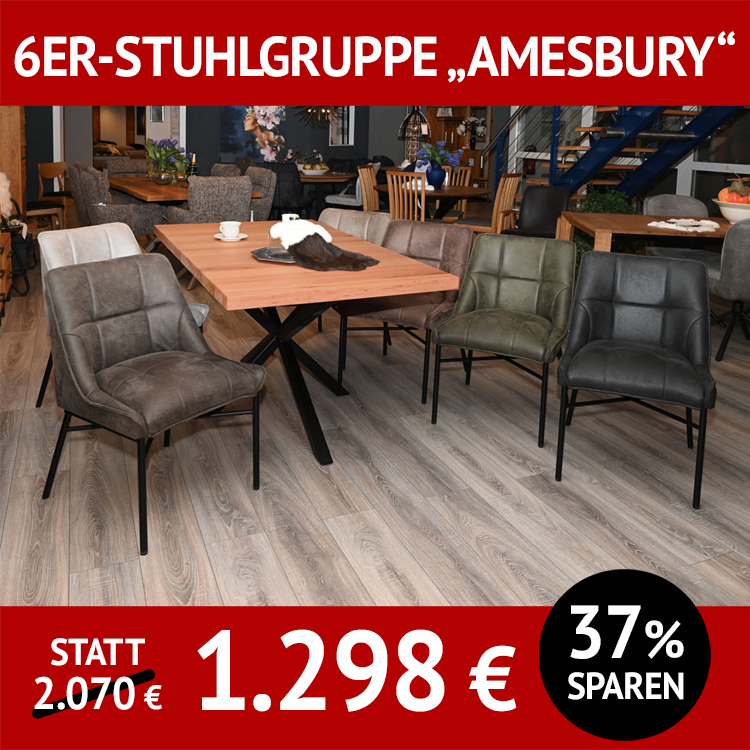 Stuhl AMESBURY, 6 verschiedene Farben