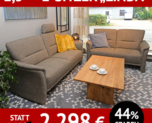 Sofa LENA, 2,5- und 2-Sitzer, Federkernpolsterung
