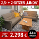 Sofa LENA, 2,5- und 2-Sitzer, Federkernpolsterung